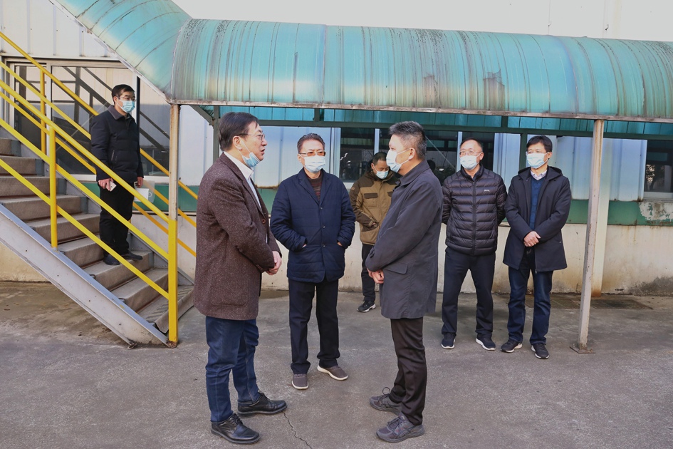 市国资委向导一行来公司督查节前清静生产和疫情防控 - 今日杏耀平台 - 杏耀平台		